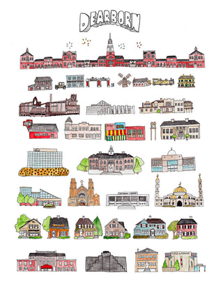 Dearborn, Michigan Print
