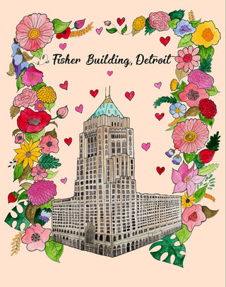 Fisher Building Detroit Print