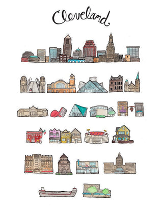 Cleveland, Ohio Print