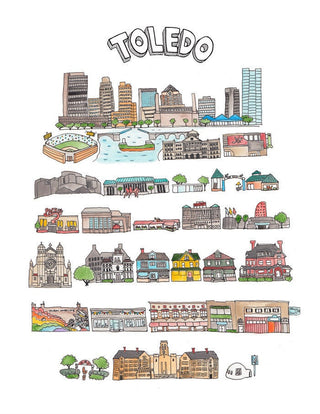Toledo, OH Print