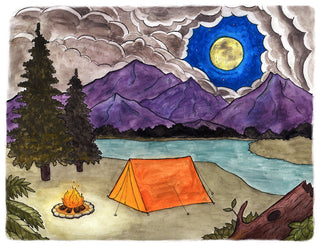 Camping Print