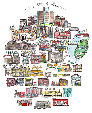 The City of Detroit Print