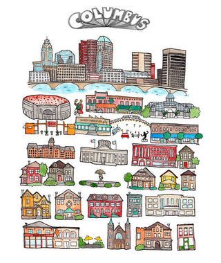 Columbus Ohio Print