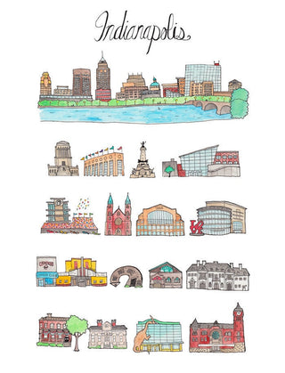 Indianapolis, IN Print