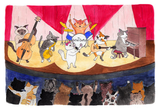 Wild Cat Band Print