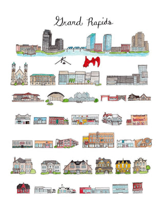 Grand Rapids, MI Print