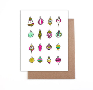 Christmas Ornaments holiday card