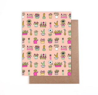 Potted Plants Card