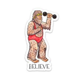 Bigfoot Believe Vinyl Sticker