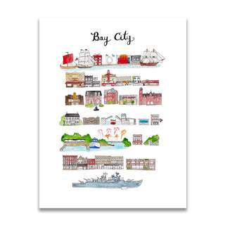 Bay City, Michigan Print