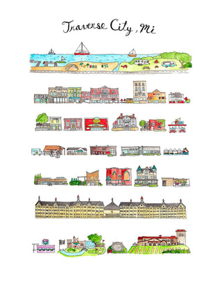 Traverse City, MI print