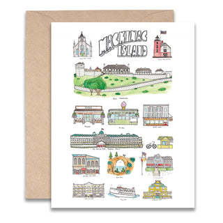 Mackinac Island MI Card