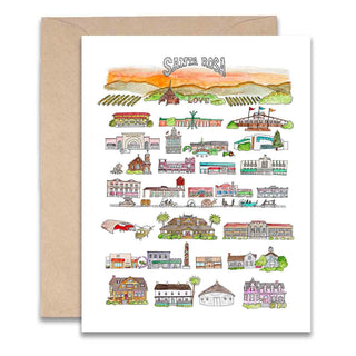 Santa Rosa California Card