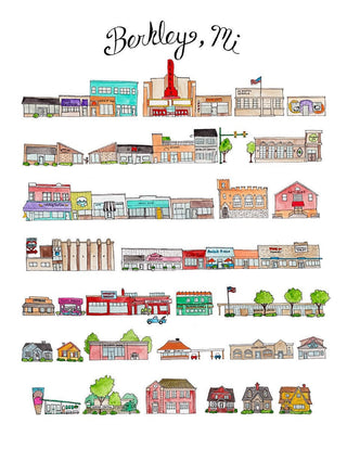 Berkley, Michigan Print