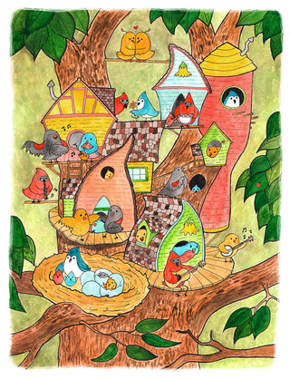 Birdhouse Band Cross-Section Print