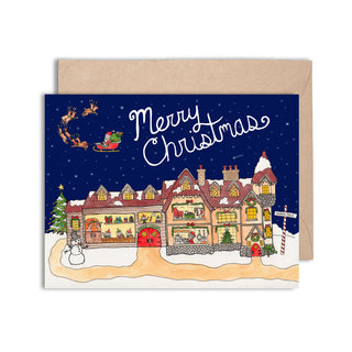 Merry Christmas Santa's House Card