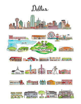 Dallas, Texas Print