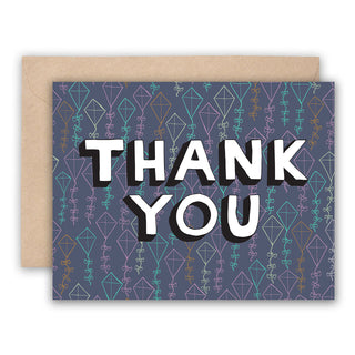 Thank You Purple Kites Card