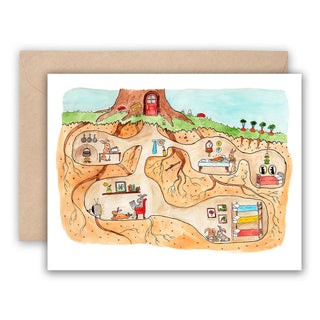 Rabbit Burrow Card
