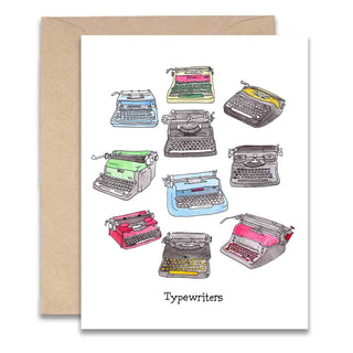 Typewriter Card