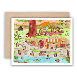 Porcupine Picnic Card