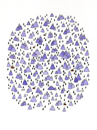Tiny Mountains Print