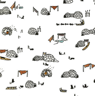 Igloo Village Print