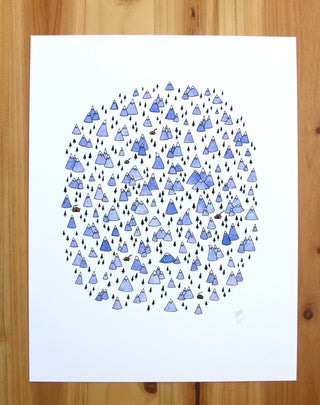 Tiny Mountains Print