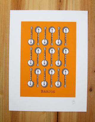 Banjos Print