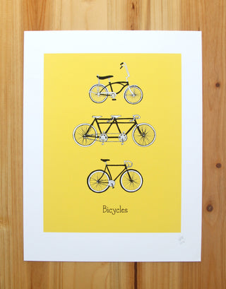 Bicycles Print