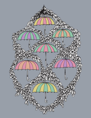 Umbrellas Print