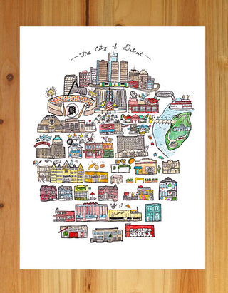 The City of Detroit Print
