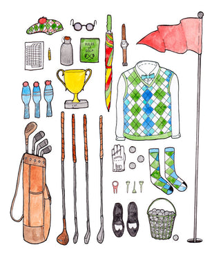Golf Gear Print