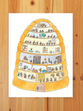 Beehive Print