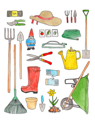 Gardening Gear Print