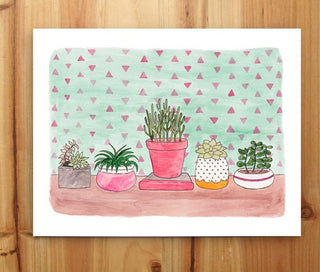 Succulents Print