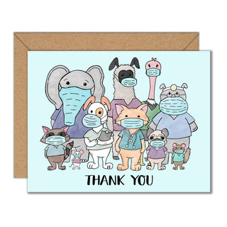 Thank you Healthcare Workers Card