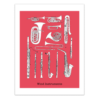 Wind Instruments Print