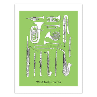 Wind Instruments Print