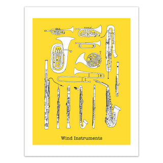 Wind Instruments Print