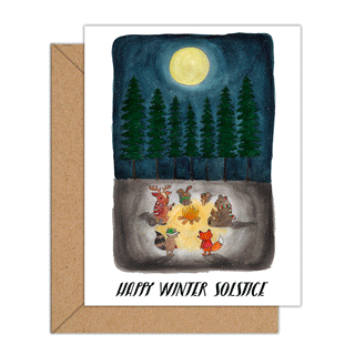 Winter Solstice Holiday Card