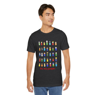 T-Shirt — “We the people.” Diverse People Illustration Patriotic Tee