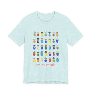 T-Shirt — “We the people.” Diverse People Illustration Patriotic Tee