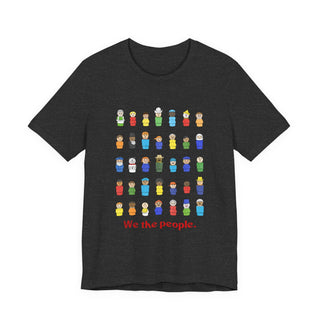 T-Shirt — “We the people.” Diverse People Illustration Patriotic Tee