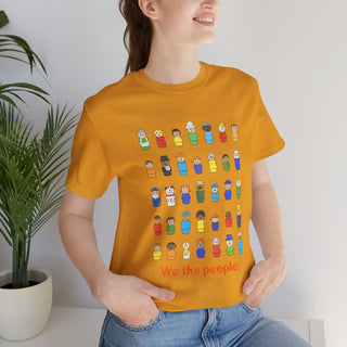 T-Shirt — “We the people.” Diverse People Illustration Patriotic Tee