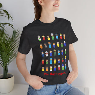 T-Shirt — “We the people.” Diverse People Illustration Patriotic Tee