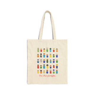 We the People Tote Bag – Diverse People Cotton Canvas Tote