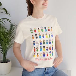 T-Shirt — “We the people.” Diverse People Illustration Patriotic Tee