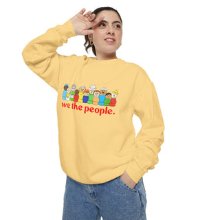 We The People Sweatshirt — Diverse People Graphic Crewneck
