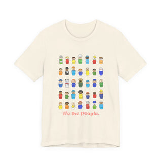 T-Shirt — “We the people.” Diverse People Illustration Patriotic Tee